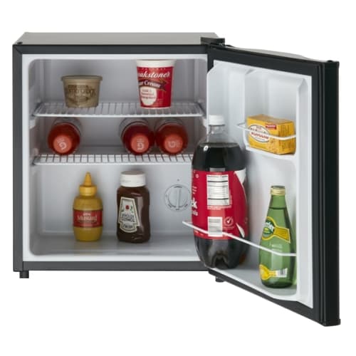 Refrigerador Compacto Avanti®, 1.7 Pies Cúbicos, con Clasificación Energy Star, Descongelamiento Automático, Negro